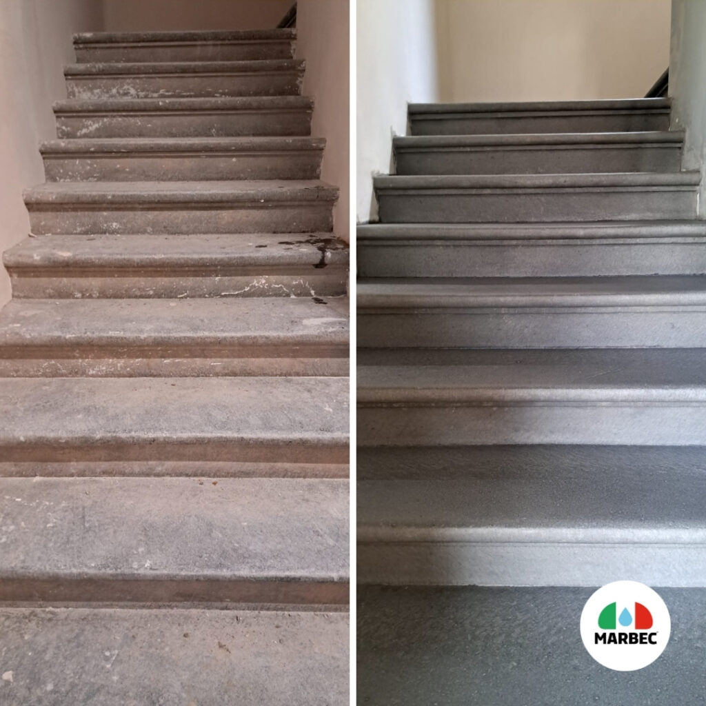 removing cement from floors